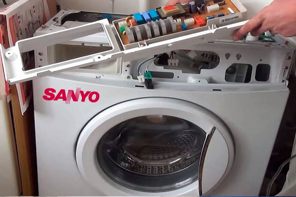 Khắc phục máy giặt Sanyo nguồn điện chập chờn